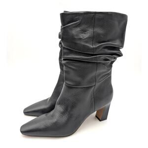 Vince Camuto Skylar Slouch Boots Pointed Toe Women's Black Size US11M EU42.5